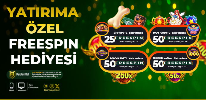 Yatırıma Özel Freespin Hediyesi